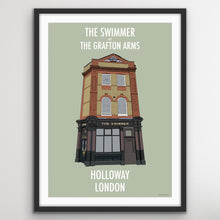 Load image into Gallery viewer, The Swimmer Pub Print