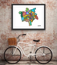 Load image into Gallery viewer, Manchester Postcode Print