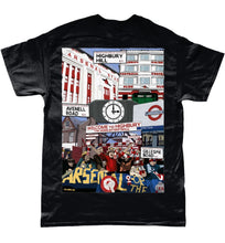 Load image into Gallery viewer, Highbury Memories Tee - Back Design with Front Text