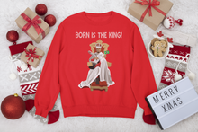 Load image into Gallery viewer, Born is the King Christmas Jumper
