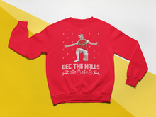 Load image into Gallery viewer, KIDS Dec The Halls Christmas Jumper