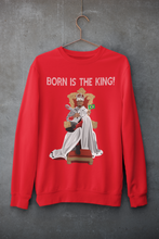 Load image into Gallery viewer, Born is the King Christmas Jumper