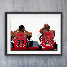 Load image into Gallery viewer, The Last Dance - Jordan and Pippen