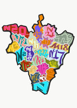 Load image into Gallery viewer, North London Postcode Print