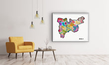 Load image into Gallery viewer, South East London Postcode Print