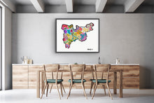 Load image into Gallery viewer, South East London Postcode Print