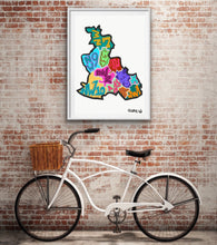 Load image into Gallery viewer, North West London Postcode Print