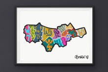 Load image into Gallery viewer, West London Postcode Print