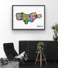 Load image into Gallery viewer, West London Postcode Print