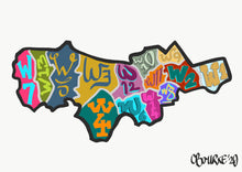 Load image into Gallery viewer, West London Postcode Print