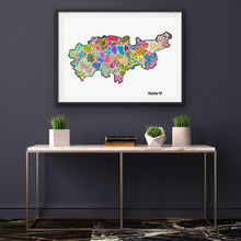 Load image into Gallery viewer, South London Postcode Print