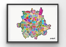 Load image into Gallery viewer, London Postcode Print