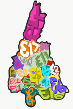 Load image into Gallery viewer, East London Postcode Print