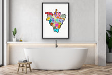 Load image into Gallery viewer, North London Postcode Print