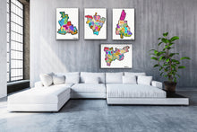 Load image into Gallery viewer, North West London Postcode Print