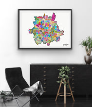 Load image into Gallery viewer, London Postcode Print