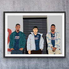 Load image into Gallery viewer, Saliba, Bellerin, Aubameyang Print