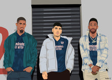 Load image into Gallery viewer, Saliba, Bellerin, Aubameyang Print