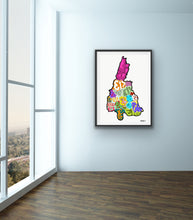 Load image into Gallery viewer, East London Postcode Print