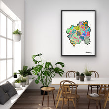 Load image into Gallery viewer, South West London Postcode Print