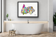 Load image into Gallery viewer, East London/ Greater London Postcode Print