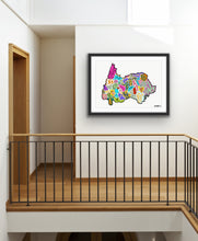 Load image into Gallery viewer, East London/ Greater London Postcode Print