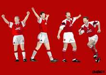 Load image into Gallery viewer, The Famous Arsenal Back Four
