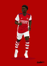Load image into Gallery viewer, Bukayo Saka Print