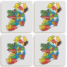 Load image into Gallery viewer, Ireland Counties Pack of 4 Coasters
