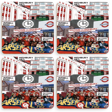 Load image into Gallery viewer, Highbury Memories Pack of 4 Coasters
