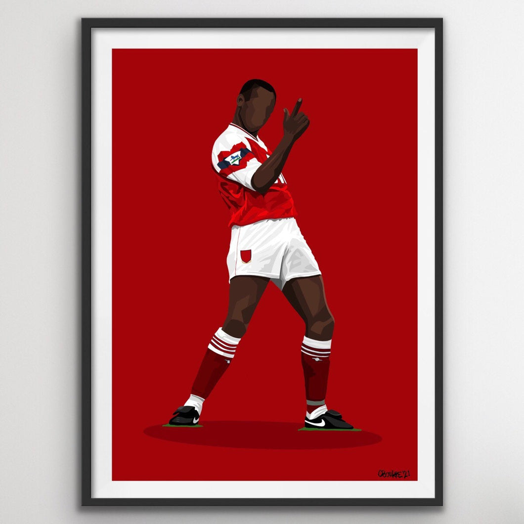 Ian Wright Iconic Moment Print