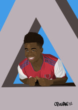 Load image into Gallery viewer, Saka - A -  Print
