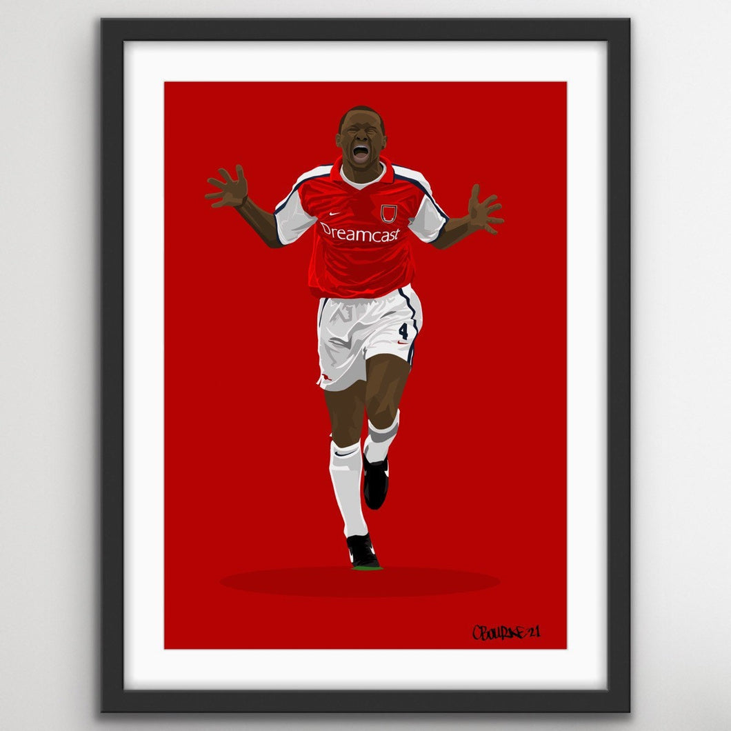 Patrick Vieira Iconic Moment Print