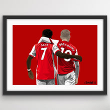 Load image into Gallery viewer, Saka and Emile Smith Rowe Print
