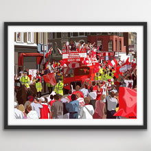 Load image into Gallery viewer, Arsenal 1998 Double Parade Print
